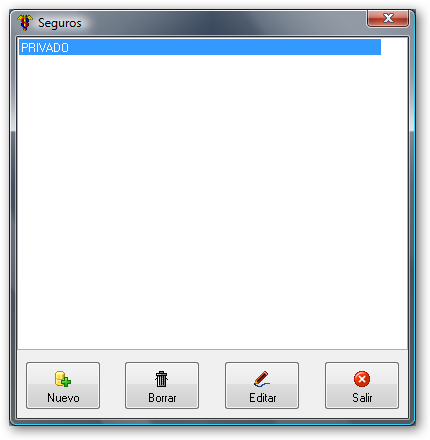 Pantalla de seguros médicos